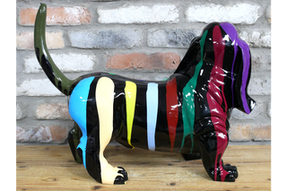 Multi Colour Dog Ornament image 1