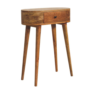 Mini Albion Oak-ish Console Table, Hallway Furniture image 1