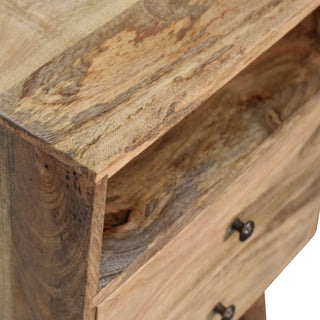 Classic Oak-ish Bedside Cabinet Table, Bedroom Furniture image 4