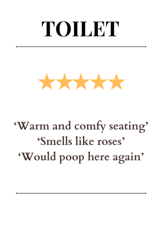 Set of 4, Life Star Rating Prints image 2