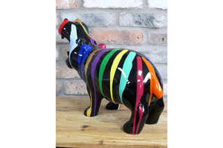 Multi Colour Hippo Figurine image 4