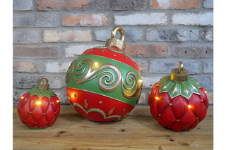 Christmas Bauble - (Medium) Light Up Desktop Ornament image 4