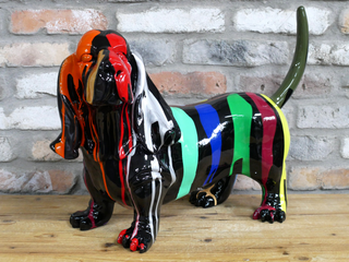 Multi Colour Dog Ornament image 2
