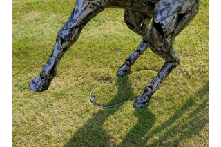 Spirit Horse, Metal Garden Statue, Patchwork Design