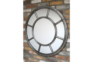 Large Silver Mirror - Wall Home Decor image 0