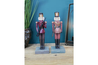 Set Of 2 Soldiers - Christmas Decor, Festive Nutcrackers image 5