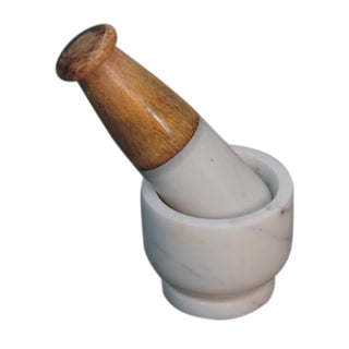 Small Marble Pestle and Mortar, Kitchen Accessories image 1