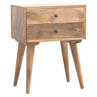 Modern Solid Wood Bedside Cabinet, Bedroom Furniture image 1
