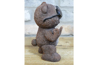 Noel Gallabear! Funny Beer Swilling Bear Ornament, Quirky Home Decor image 2