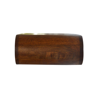 Wall Mounted Round Chestnut Bedside Cabinet, Bedroom Furniture image 6