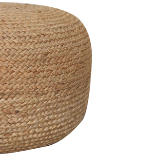 Natural Jute Pouffe, Footstool, Living Room Furniture image 2