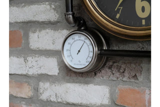 Industrial Style Wall Clock  - Fabulous Home Decor image 2