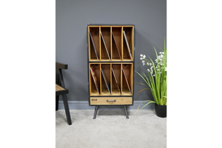 Retro Filing Cabinet - Vinyl Record Storage