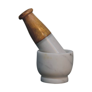 Small Marble Pestle and Mortar, Kitchen Accessories image 0