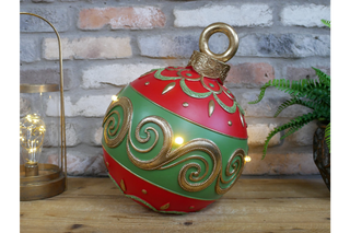 Christmas Bauble - (Medium) Light Up Desktop Ornament image 0