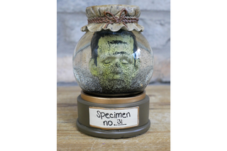 Head In Specimen Jar - Spooky Ornament image 3