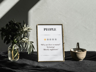 Set of 4, Life Star Rating Prints image 5