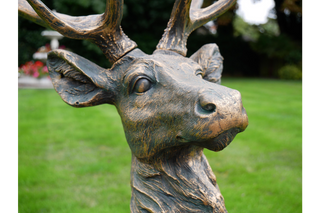Garden Stag Statue, Stunning Regal Outdoor Sculpture