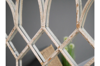 Rustic Pointed Arch Wall Mirror, Indoor Metal Rustic Charm