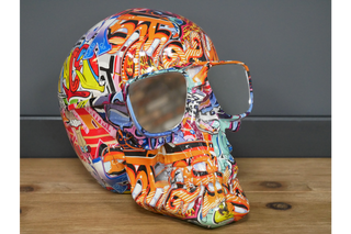 Skull with Shades - Graffiti Style Gothic Home Decor