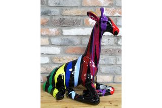 Multi Colour Giraffe image 3