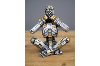 Set Of 3 Steampunk Skeletons, Gothic Gift Ornaments