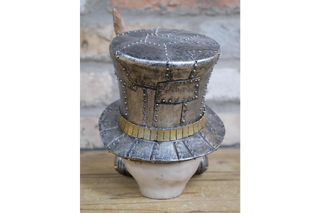 Steampunk Skull - Halloween Ornament image 4