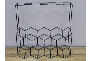 Wine Bottle & Glasses Holder, Freestanding Unit image 1