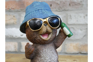 Liam Gallabear - Beer Swilling Ornament, Quirky Home Decor image 1
