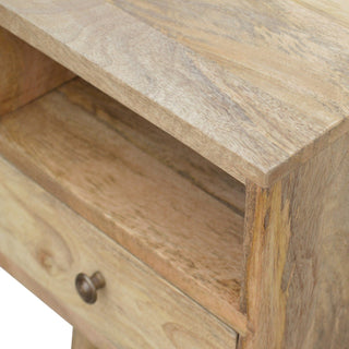 Mini Oak-ish Bedside Cabinet, Bedroom Furniture image 5