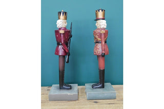 Set Of 2 Soldiers - Christmas Decor, Festive Nutcrackers image 2