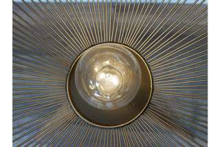 Black Cage Sphere Lamp, Battery Operated Home Decor