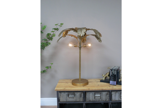 Palm Tree Desktop Lamp, Battery Operated