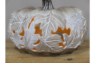 Light Up Pumpkin Ornament - Halloween Fun Decor