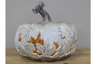 Light Up Pumpkin Ornament - Halloween Fun Decor