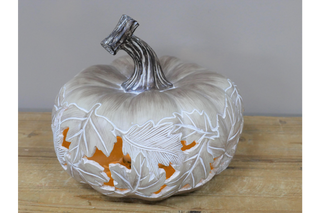 Light Up Pumpkin Ornament - Halloween Fun Decor