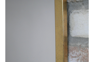 Wall Mirror With Flower Design, Gold, Home Decor