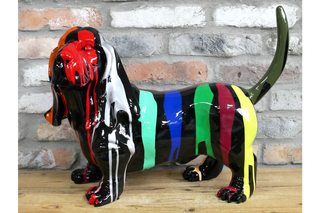 Multi Colour Dog Ornament image 0