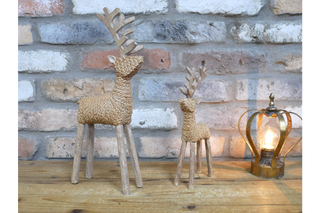 Set Of Two Stags, Christmas Ornaments, Home Decor image 6