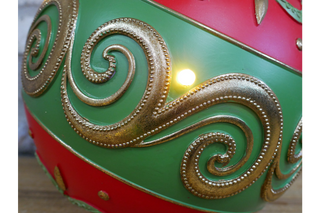 Christmas Bauble - (Medium) Light Up Desktop Ornament image 1