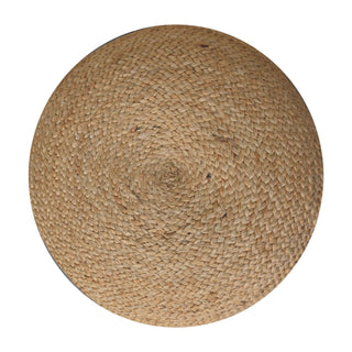 Natural Jute Pouffe, Footstool, Living Room Furniture image 3