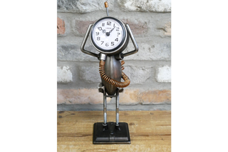 Spaceman Clock - Quirky desk ornament image 1