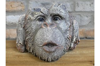 Monkey Head Planter, Funny Garden Plant Pot