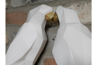 Love Birds Wall Mirror image 1