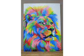 Lion Canvas Wall art - Colourful Home Decor