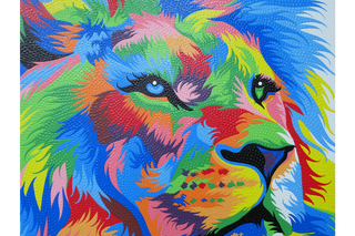 Lion Canvas Wall art - Colourful Home Decor
