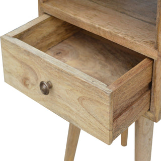 Mini Oak-ish Bedside Cabinet, Bedroom Furniture image 3