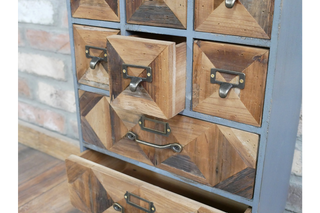 Small Wooden Cabinet with 8 drawers, Home Storage Solution