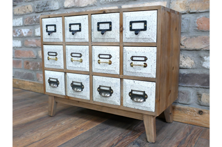 Small Multi Drawer Storage, Rustic Industrial Style