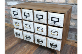 Small Multi Drawer Storage, Rustic Industrial Style